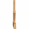 Ekena Millwork Saratoga Smooth Timber Gable Bracket, Western Red Cedar, 84"W x 21"H x 1 1/2"D x 3 1/2"F, 6/12 Pitch GBW084X21X0204SAR00SWR - alternate 4